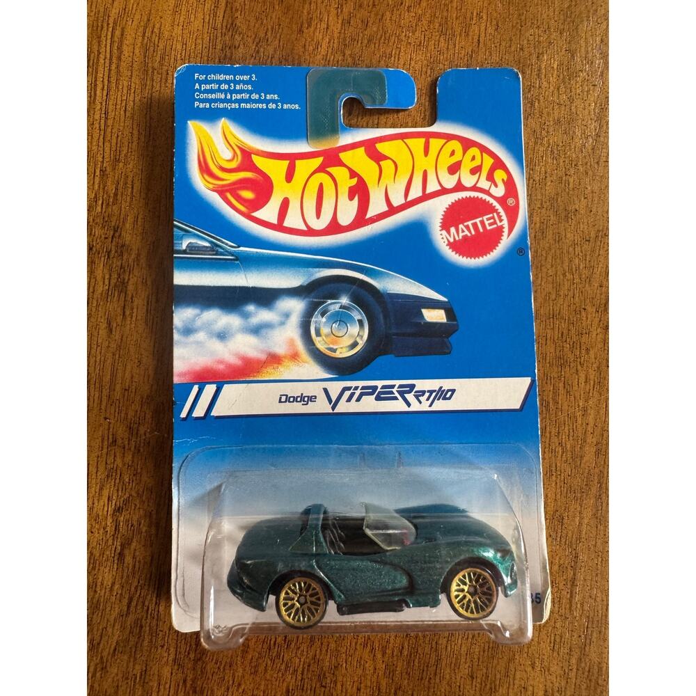 1995 Hot Wheels Dodge Viper RT/10 Gold Lace Wheels